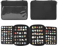 Enamel Pin Display Pages Pin Carrying Case, Pins Collection Storage Organizer Case, Travel Brooch Pin Display Bag (Pins Not Included)
