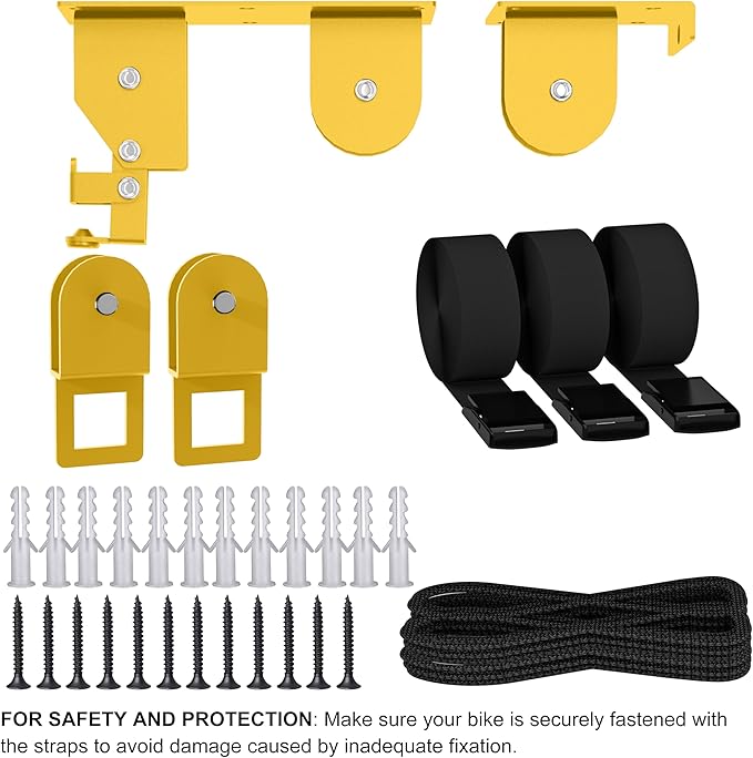 2 Pack Kayak Hoist for Garage Ceiling Storage, Kayak Lift Pulley System with 85 lbs Capacity for Lightweight Kayak, Ladder, Bike, Surfboard