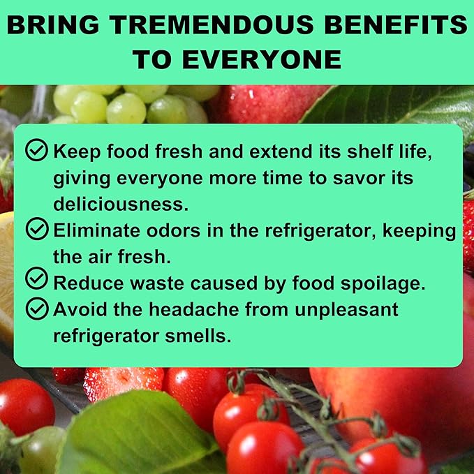 4 Pack Replacements for Frigidaire FRPAPKRF2PK FRPAPKRF Pure Air Produce Keeper and 4 Pack Replacements for Frigidaire PureAir AF-2 Air Filter (AF-2)