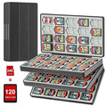 iPLYGAM Switch Game Case for Nintendo Switch 2/Switch/OLED/Lite with 120 Slots and 240 Memory Micro SD Card Storage, Portable Travel Switch Game Holder Organizer, Game Card Protective Festival Gift