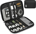 Electronic Organizer Travel Case, All-in-One Portable Cable Organizer Bag for Storage, Cord Organizer Tech Accessories for Cables, Chargers, Power Bank, Flash Drive, SD Card