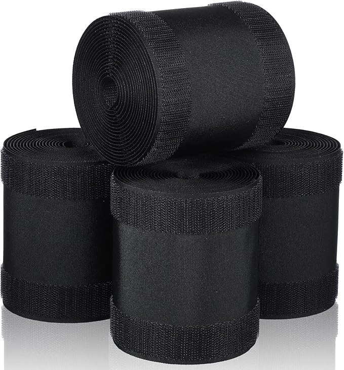 WILLBOND Carpet Cord Cover Cable Grip Floor Cover Cable Protector Management Only for Commercial Office Carpet(Black,39.37 ft)