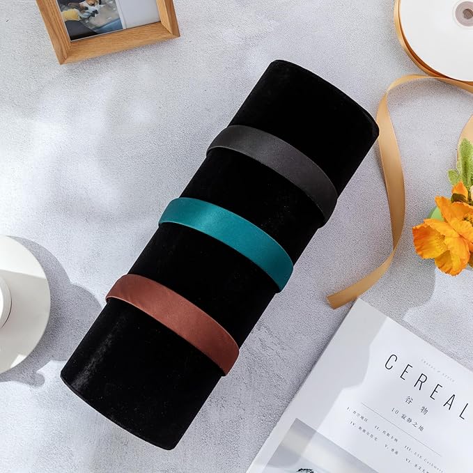 Geetery 2 Pcs Vertical Headband Holder Organizer Hairband Display Stand Headband Stand for Women Hair Hoop Accessories(Black)