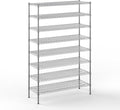 18" Deep x 48" Wide x 74" Height Wire Shelving Kit | 8-Tier | NSF Commercial Storage Rack Unit