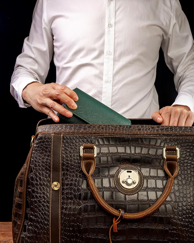 MR.OKAY 2 Watch Travel Case -Premium Leather With Perfect Texture.(Watch Carrying Or Organizer For Storage And Display). Mens for Handcrafted by Craftsmen.