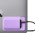 Slipdrive - Portable Hard Drive Sleeve for Laptop - SSD Solid State Drive - Reusable Adhesive - Stick on External Hard Drive Carrying Case - Travel Pocket Pouch (Small, Purple)