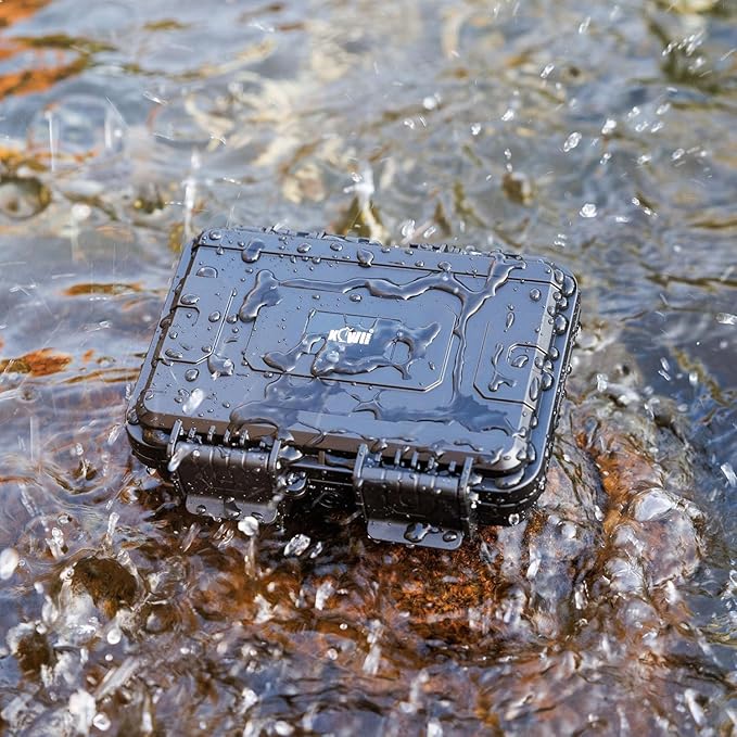 KIWIFOTOS 135 Slots Memory Card Case for TF SD CFexpress Type-A Card IP67 Waterproof Card Holder for 33 SD SDHC SDXC 90 Micro 12 CFexpress Type-A Cards