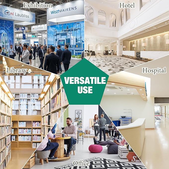 Floor Magazine Rack Brochure Display Stand 4-Layer With Wheels And Top Billboard, Newspaper Magazine Holder High-Hardness For Office Exhibitions, Black (57.5''*25''*13.2'')