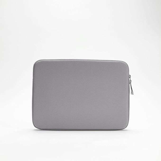 Incase A.R.C. Laptop Sleeve 14 Inch – MacBook Case with Faux Fur Lining, External Pocket – Fits MacBook Pro Air Lenovo Dell HP – Laptop Cover, Computer Case - Travel, Work, College - Grey