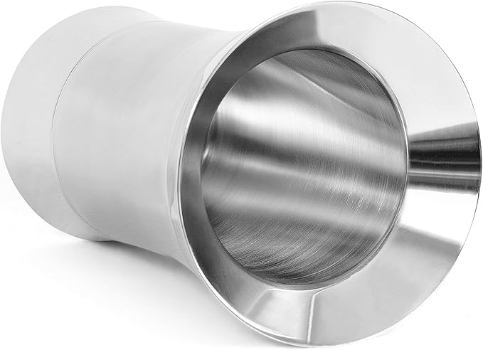 BirdRock Home Stainless-Steel Wine Chiller - Elegant Double Wall Bucket - Single Insulated Bottle Holder - Wine or Champagne Cooler for Table - Wine Accessories - Indoor or Outdoor - Silver