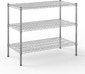 24" Deep x 42" Wide x 34" Height Wire Shelving Kit | 3-Tier | NSF Commercial Storage Rack Unit