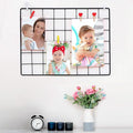 ODOXIA 1-Pack Wire Wall Grid Panel | Photo Grid Wall Decor | Metal Grid Board for Hanging Pictures | Black Wire Grid Organizer for Home, Office & Kitchen | Wall Grid Panel for Display & Storage
