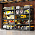 72''H Garage Shelving Heavy Duty,3000LBS Storage Shelves,5-Tier Adjustable Metal Shelve Storage Shelf Rack, Industrial Shelving Unit for Garage, arehouse,Basement (59" W x 19.7" D x 72" H) 2PC