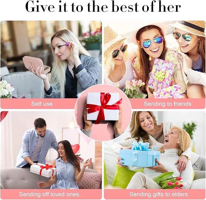 TopPerfekt Travel Jewelry Case, Jewelry Box with Mirror, Jewelry Organizer Bridal Shower Gifts to Her, Earring Storage Travel Case, Trendy Gift for Women and Girls, Girlfriend-Letter V, Green