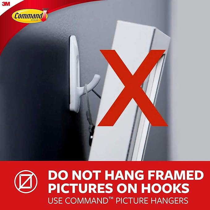 Command Outdoor Large Bronze Hooks, Holds up to 5 lb, 3 Hooks and 4 Command Strips, Damage Free Hanging Wall Hooks for Hanging Christmas Decorations with Weather Resistant Strips
