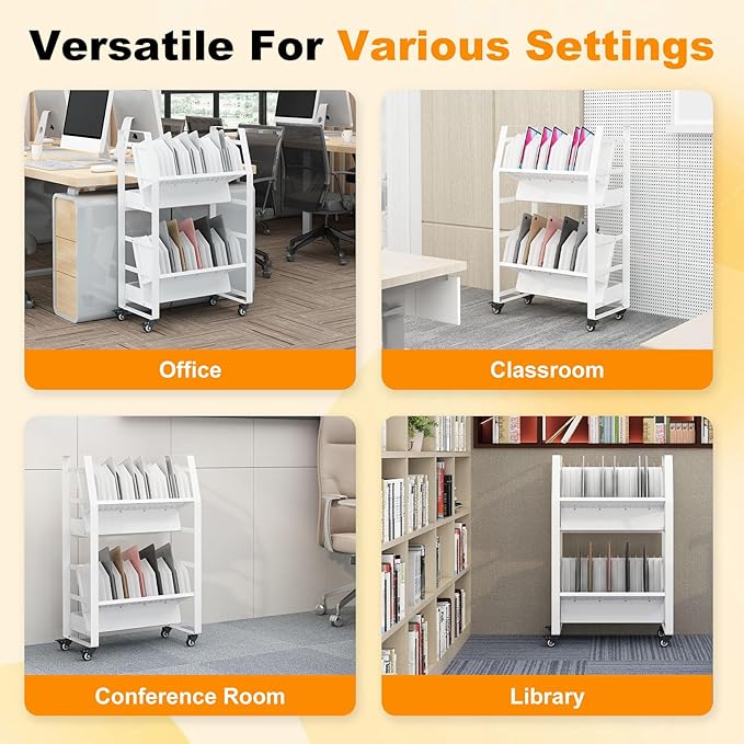 32 Device Mobile Charging Cart Universal Open Charging Station for Chromebooks Laptops Tablets with Secure Storage Rack and Smooth Rolling Wheels