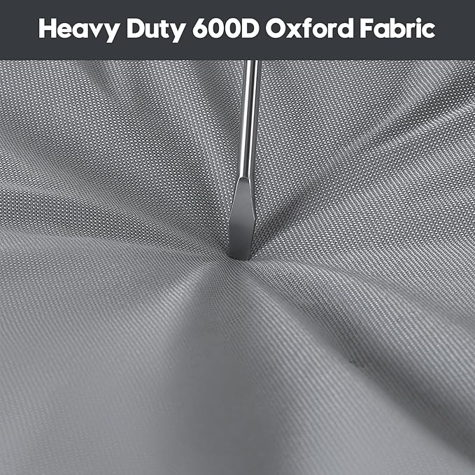 Comforter Storage Bags, Durable Oxford Fabric Clothes Organizer for Closet, Washable Collapsible Large Storage Containers for Clothing Blanket Linen Bedding, 3 Pack (Grey, 18 gallon x 3)
