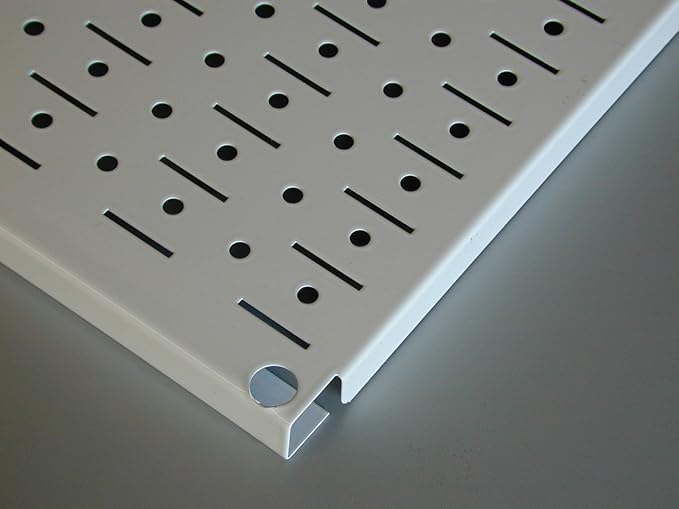 Wall Control Pegboard Organizer 4 ft. Metal Pegboard Standard Tool Storage Kit with Blue Toolboard and Red Accessories
