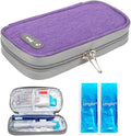 YOUSHARES Insulin Cooler Travel Case - TSA Approved for Ozempic, Mounjaro Injection Pen, Diabetic Medication Cooling Bag for Zepbound, Refrigerated Diabetes Storage Kit with 2 Ice Pack