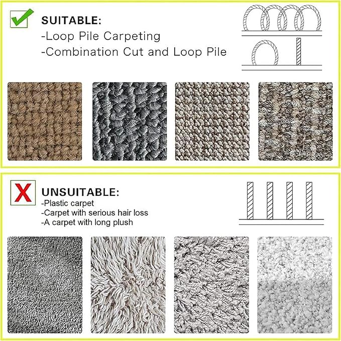 WILLBOND Carpet Cord Cover Cable Protector Floor Cover Cable Protector Management Only for Commercial Office Carpet(39.37 ft,Grey)