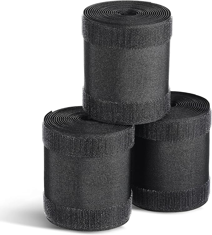 WILLBOND Carpet Cord Cover Cable Protector Floor Cover Cable Protector Management Only for Commercial Office Carpet(29.53 ft,Black)