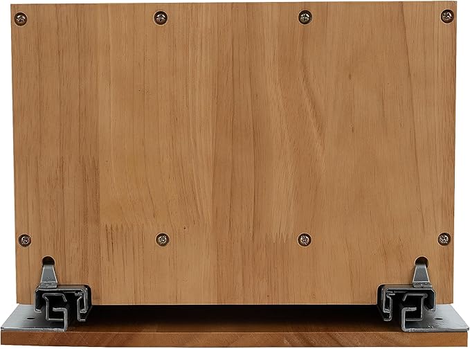 DINDON Pull Out Cabinet Organizer for Pans, Cookie Sheet, Bakeware, Cutting Board, Slide Out Kitchen Cabinet Storage Organizer Rack, 10.5''W X 21"D X 7.5"H, Wood