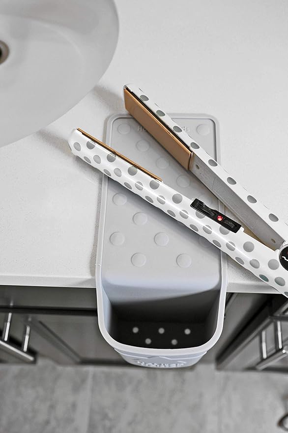 Hot Iron Holster | Adhesive-Free Silicone Storage Pocket for Organization and Travel | Heat Resistant to 500°F | Ideal for Curling Irons, Hair Straighteners, and other Hot Tools