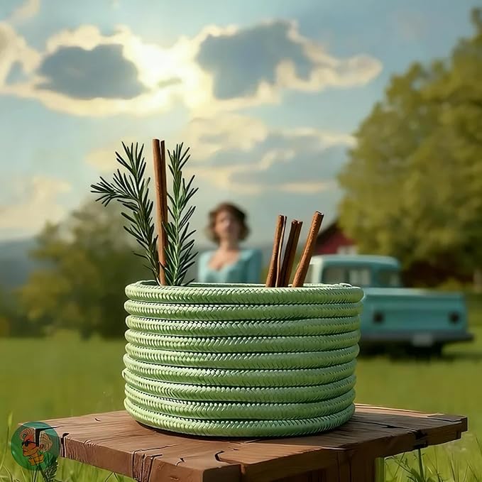 Modern Granny Fashion Decor Vanity Box, Stackable Boxes Decoratives with lined Interior, Storage Baskets Set of 4, Office Boho Baskets Shelf Box for Organizing (PRAIRIE MINT)