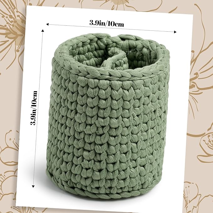 HOSROOME Glasses Holder for Nightstand Boho Decor Eyeglass Holder Stand for Office Desk Organizer Makeup Brush Holder Organizer-Green