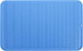 Silicone Dish Drying Mat for Multiple Usage,Easy clean,Eco-friendly,Heat-resistant Silicone Mat for Kitchen Counter or Sink,Refrigerator or Drawer Liner Lichen BlueL 3XL 28 inches x 18 inches