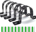 Dust Collection Hose and Pipe Holder Adjustable Hangers Bracket, Don’t Broken Like Plastic After Long Time, Durable Spray Iron, 5 PCS (Black, 2-1/2 Inch)