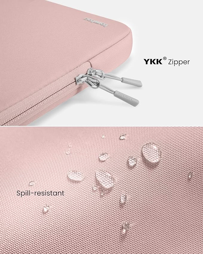 tomtoc 360° Protective Laptop Sleeve for 14-inch MacBook Pro M5/M4/M3/M2/M1 Pro/Max A3434 A3112 A3401 A3185 A2992 A2918 2025-2021, Water-Resistant Case Bag with Accessory Pocket for 13.8Surface Laptop