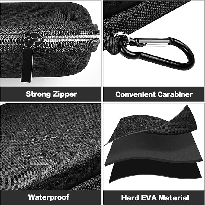 Hard Case Compatible with SanDisk Extreme PRO 500GB 1TB 2TB 4TB Portable External SSD. Carrying Travel Holder for Crucial X8 Solid State Drive (Box Only)