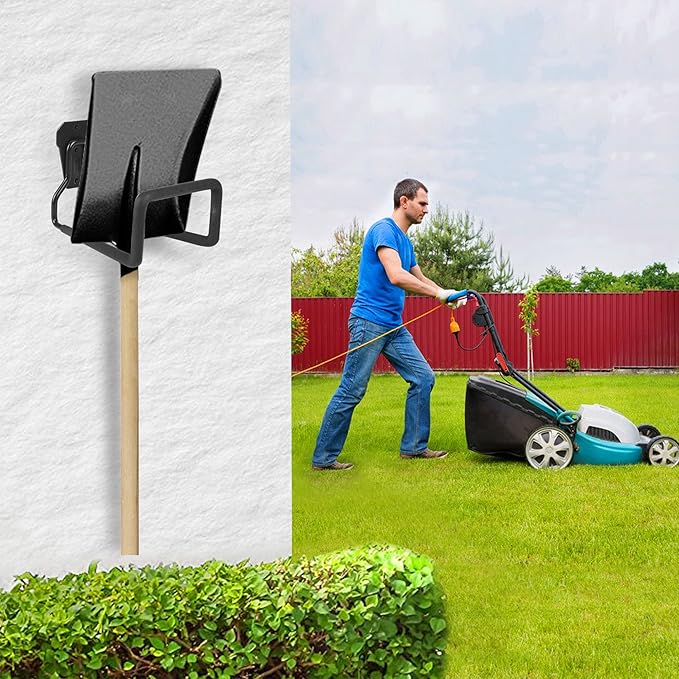 Metal Garden Hose Holder - Heavy Duty Hose Hanger Wall Mounted Water Hose Holder for Outside Yard, Sturdy Hose Reel Hose Hooks for Water Hose, Extension Cords
