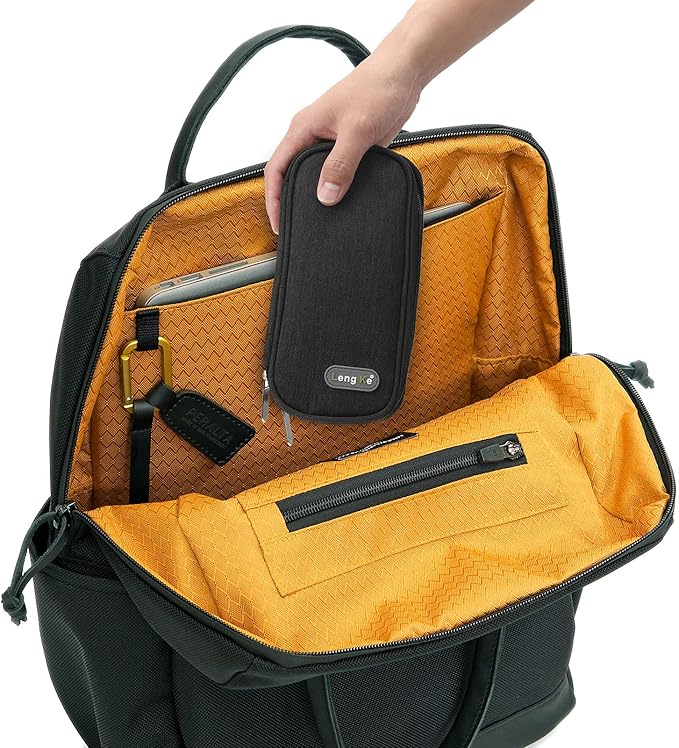 YOUSHARES Insulin Cooler Travel Case - Diabetic Case Insulated Organizer Portable Cooling Bag for Insulin Pen and Medication Diabetic Care Supplies with 2 TSA Approved Ice Pack (Black)