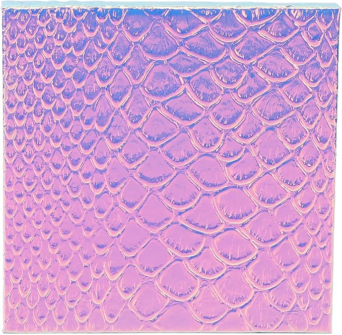 PU Empty Eyeshadow Palette, Fish Scale Small Magnetic Palette, Portable Magnetic Cosmetics Palette for Storing Eye Shadow, Lipstick, Blush, Loose Powder