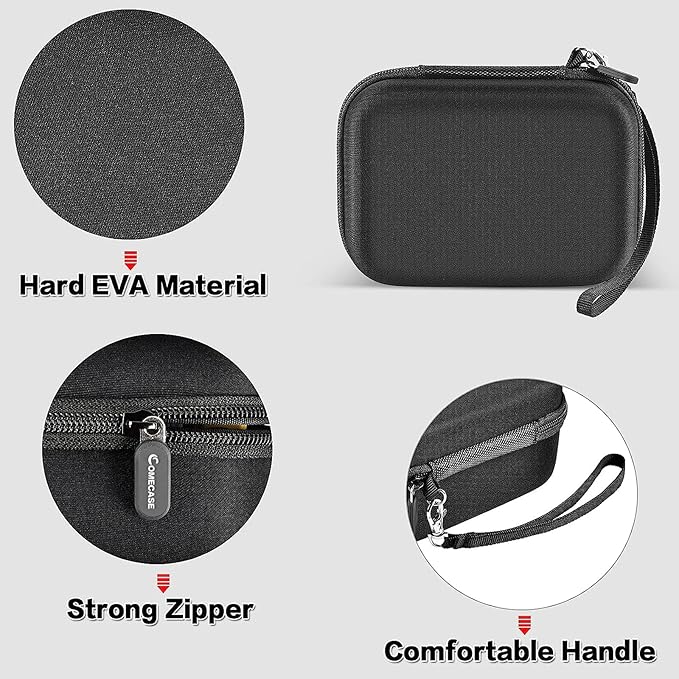 Comecase USB Flash Drive Case, Thumb Drive, Memory Card SD SDXC SDHC Card Holder Organizer, Electronic Accessories Storage Bag for SanDisk/SamData/Samsung/TOPESEL/PNY