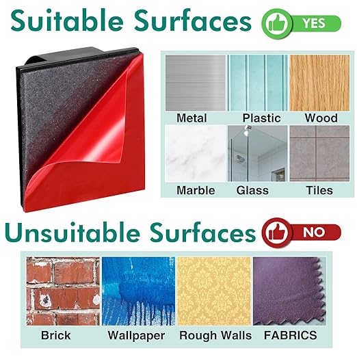 Namalu 60 Pieces Mini Cable Clips Hooks Christmas Light Clips Self Adhesive Light Hooks Cord Clips for Desk Outdoor String Lights(Small,Black)