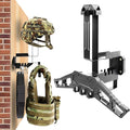 HLOGREE Motorcycle Helmet Holder Rack Wall Mount, Tactical Equipment, Metal Helmet Holder Mount with Hooks, 88lbs Load Capacity, for Motorcycles, Baseballs, Rugby, Military Equipment