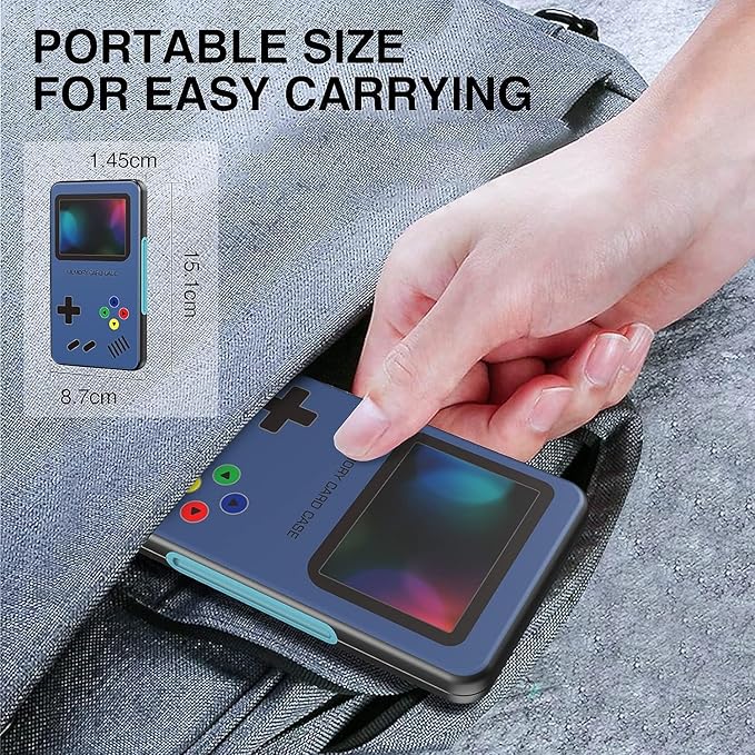 HEIYING SD Card Holder for SD/TF Cards,Portable Memory Card Storage Case Compatible with 20 SDXC SDHC and 20 TF Cards Slots