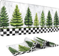 Christmas Tree Gaming Mouse Pad 35.4"x15.7"Desk Mat Anti-Slip Rubber Base & Durable Stitched Edges for Gamers Smooth Mouse Writing Surface for Desk Office/Home