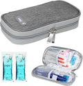 YOUSHARES Insulin Cooler Travel Case - TSA Approved for Ozempic, Mounjaro Injection Pen, Diabetic Medication Cooling Bag for Zepbound, Refrigerated Diabetes Storage Kit with 2 Ice Pack
