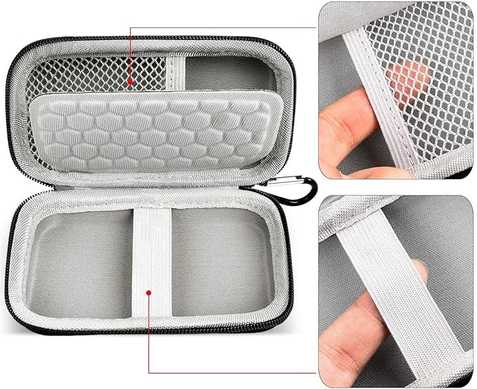 Hard Case Compatible with SanDisk Extreme PRO 500GB 1TB 2TB 4TB Portable External SSD. Carrying Travel Holder for Crucial X8 Solid State Drive (Box Only)