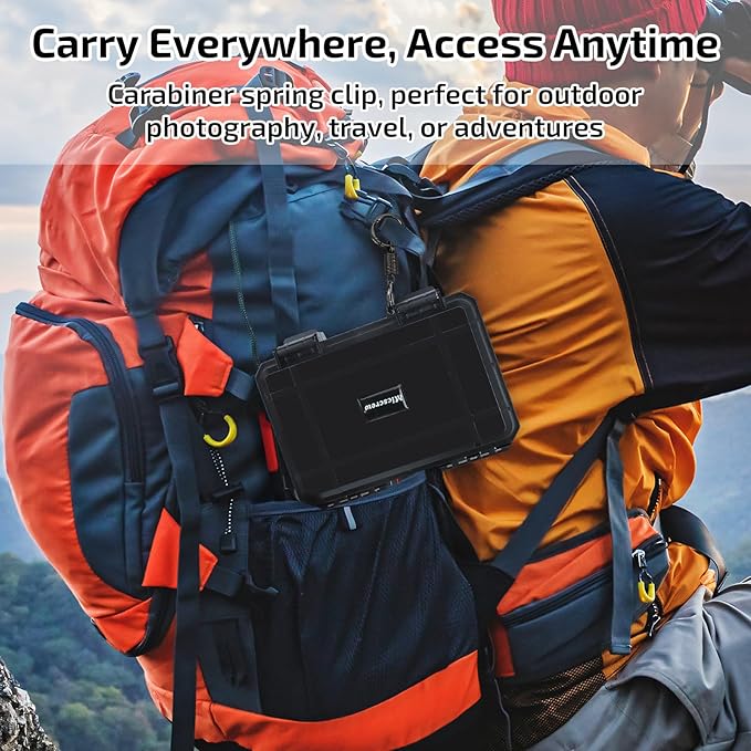 37 Slots Memory Card Case & 36 Transparent Card Cases & 60 Visual Sticky Notes, Water-Resistant Anti-Shock Anti-Dust SD Card Holder Storage,SD Card Case for Camera Memory Card Protector