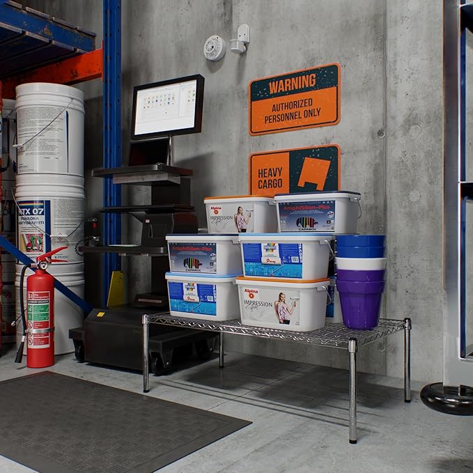 24" Deep x 42" Wide x 14" Height Wire Shelving Kit | 1-Tier | NSF Commercial Storage Rack Unit