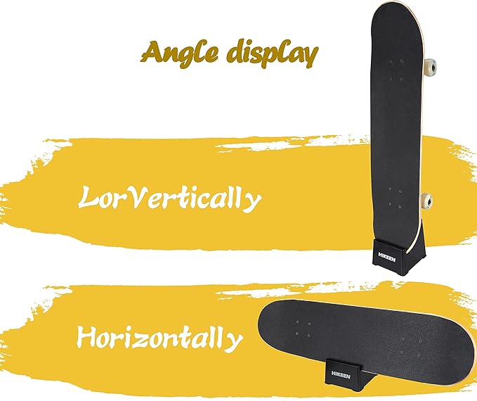 Hikeen Skateboard Holder - Skateboard Stand for Storage and Display