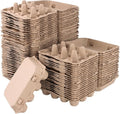 60 Pack 12 Count Quail Egg Cartons, Paper Pulp Quail Egg Holders, Bulk Quail Egg Container Boxes for Storage Quail Egg for Market, Family, Refrigerator, Farm