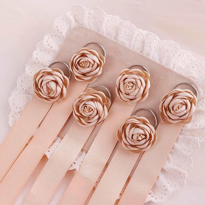 6PCS Bow Holder Hair Bow Organizer,Baby Decorative Hair Accessories Organizer,Flower Hair Clips Storage Bow Holder for Girls Hair Bows,Room Nursery Wall Hanging Decors (hua-6-B) (hua-6-B) (hua-6-M)