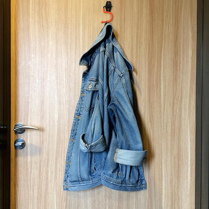 NOLITOY 5pcs Heavy Duty Metal Wall Mounted Hooks Large Capacity Storage Hangers for Garage Warehouse Mop Broom Tool Organizer Sturdy Utility Hook Holder