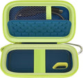Hard Case Compatible with SanDisk Extreme PRO 500GB 1TB 2TB 4TB Portable External SSD. Carrying Travel Holder for Crucial X8 Solid State Drive (Box Only)-Navy Blue